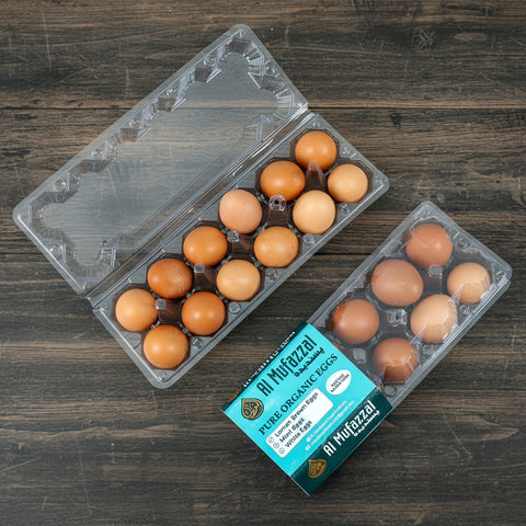Al Mufazzal Pure Brown Organic Eggs – Pack of 12